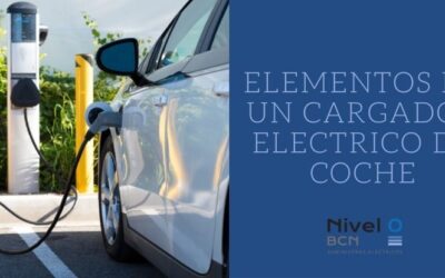 Elementos del cargador eléctrico de coche