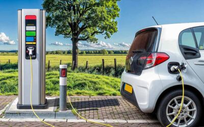 Elementos del cargador eléctrico de coche