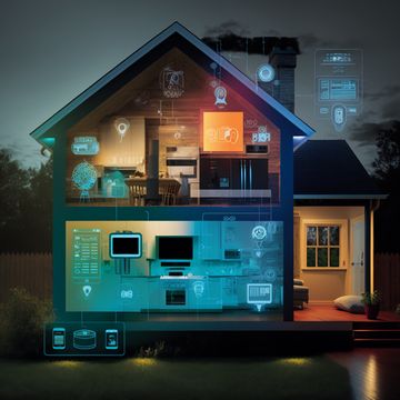 Casa intel·ligent amb domòtica